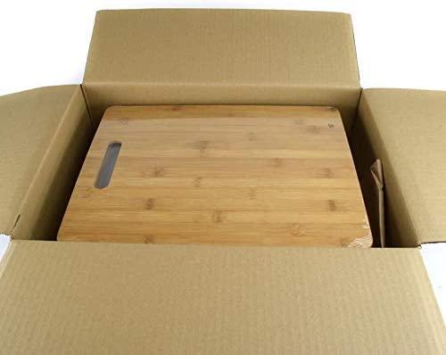 Set of 10, 14x11 Bulk Wholesale Thick Plain Bamboo Cutting Boards